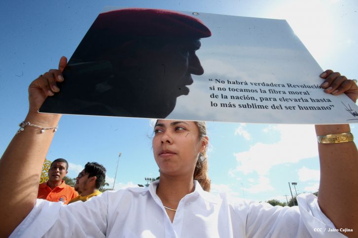 Nicaragua rinde homenaje a Chávez a dos años de su tránsito a la Inmortalidad