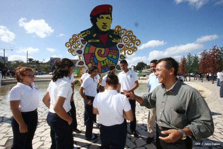 Nicaragua rinde homenaje a Chávez a dos años de su tránsito a la Inmortalidad