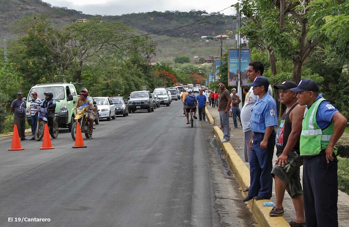Simulacro de tsunami en Nicaragua