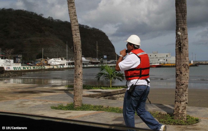 Simulacro de tsunami en Nicaragua