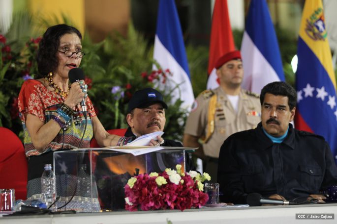 Nicaragua ratifica su respaldo a Venezuela y su presidente Nicolás Maduro