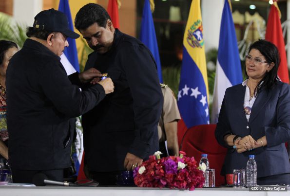 Nicaragua ratifica su respaldo a Venezuela y su presidente Nicolás Maduro