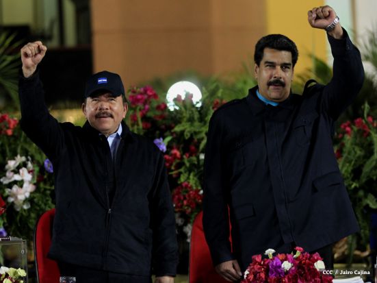 Nicaragua ratifica su respaldo a Venezuela y su presidente Nicolás Maduro