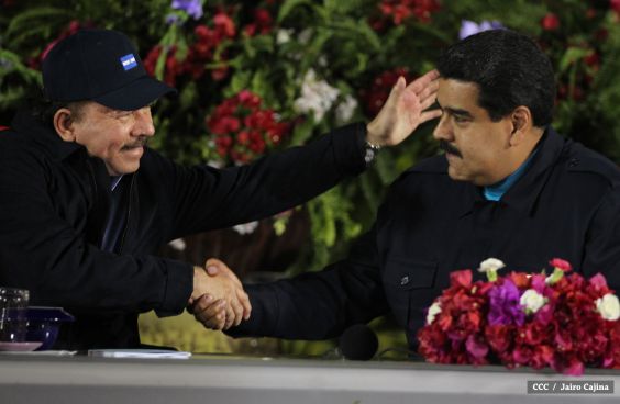 Nicaragua ratifica su respaldo a Venezuela y su presidente Nicolás Maduro
