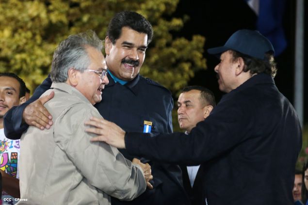 Nicaragua ratifica su respaldo a Venezuela y su presidente Nicolás Maduro