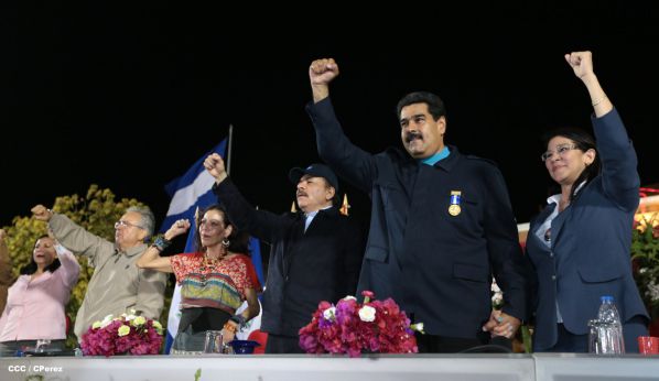 Nicaragua ratifica su respaldo a Venezuela y su presidente Nicolás Maduro