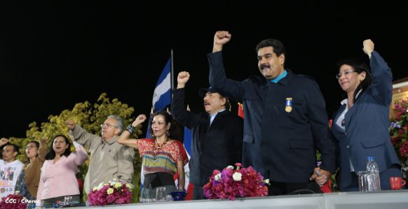 Nicaragua ratifica su respaldo a Venezuela y su presidente Nicolás Maduro