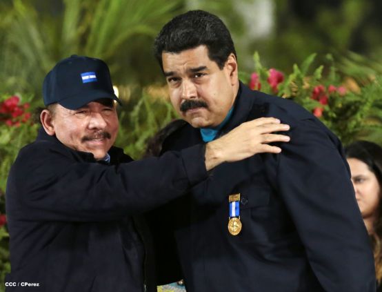 Nicaragua ratifica su respaldo a Venezuela y su presidente Nicolás Maduro
