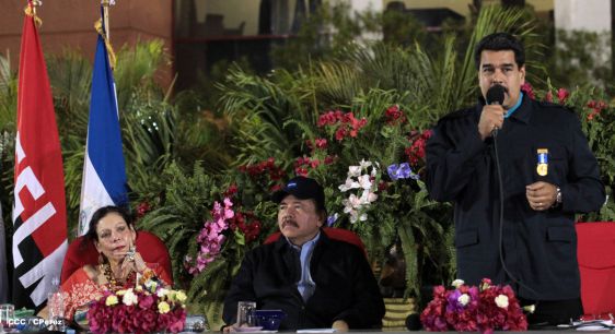 Nicaragua ratifica su respaldo a Venezuela y su presidente Nicolás Maduro