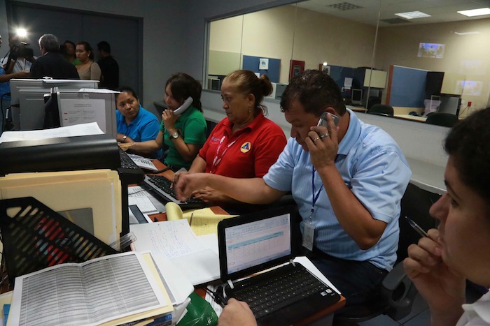 Simulacro de tsunami en Nicaragua