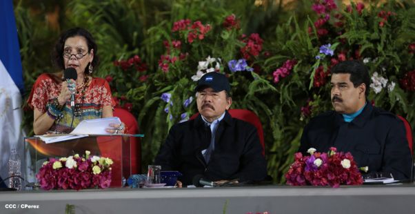 Nicaragua ratifica su respaldo a Venezuela y su presidente Nicolás Maduro