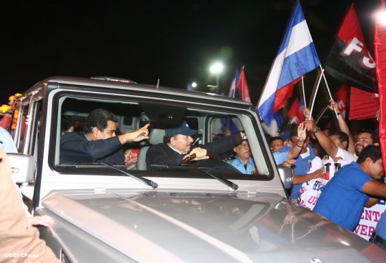 Nicaragua ratifica su respaldo a Venezuela y su presidente Nicolás Maduro