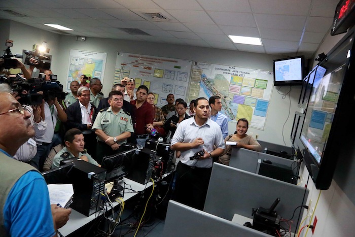 Simulacro de tsunami en Nicaragua