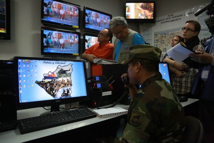 Simulacro de tsunami en Nicaragua