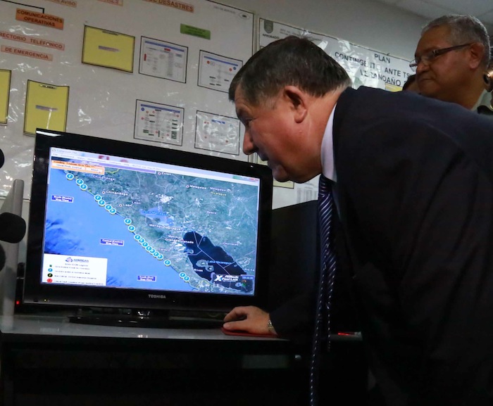 Simulacro de tsunami en Nicaragua