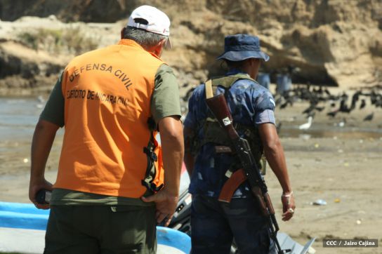 Familias de Masachapa participan masivamente en simulacros de terremoto y tsunami  