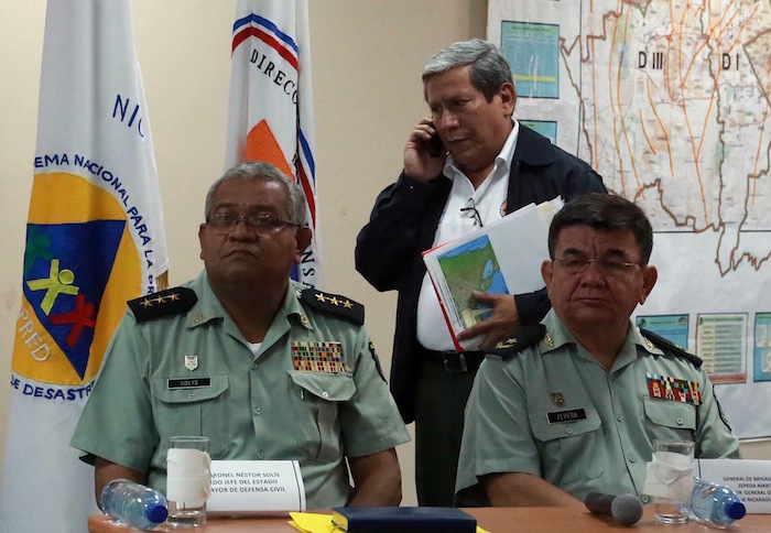 Simulacro de tsunami en Nicaragua
