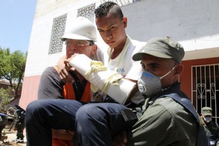 Reparto San Antonio vive jornada con simulacro nacional ante desastres