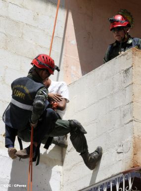 Reparto San Antonio vive jornada con simulacro nacional ante desastres