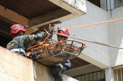 Reparto San Antonio vive jornada con simulacro nacional ante desastres