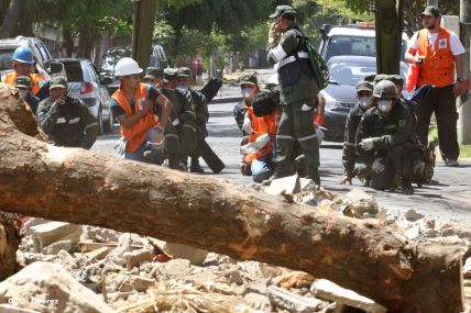 Reparto San Antonio vive jornada con simulacro nacional ante desastres