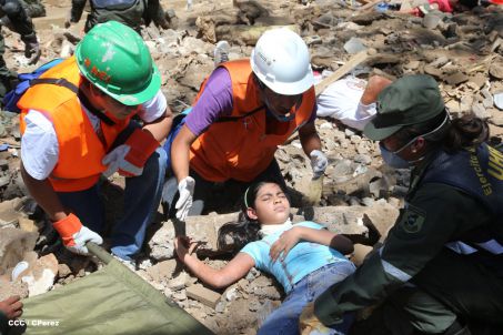 Reparto San Antonio vive jornada con simulacro nacional ante desastres