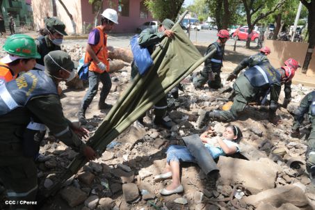 Reparto San Antonio vive jornada con simulacro nacional ante desastres