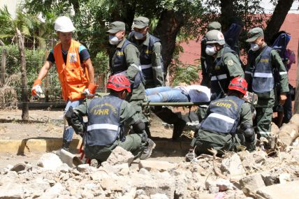 Reparto San Antonio vive jornada con simulacro nacional ante desastres