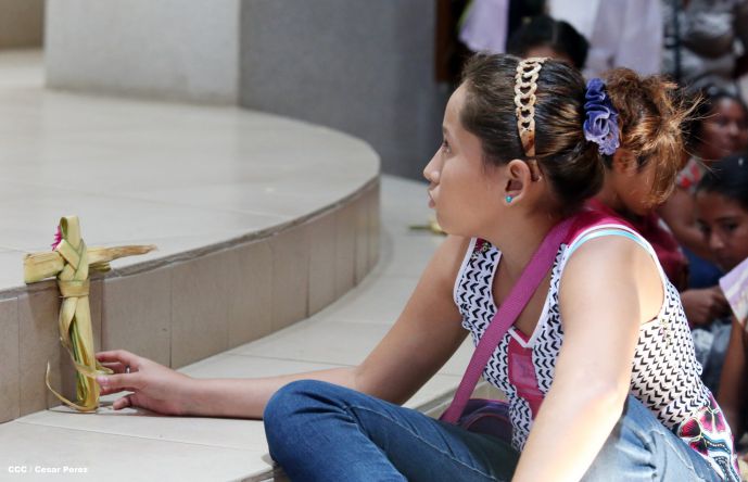 Cardenal Brenes preside peregrinación en honor a Jesús del Triunfo y misa de Domingo de Ramos 
