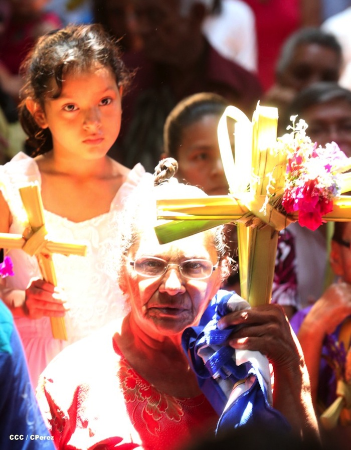 Procesión de la Burrita en Managua (Semana Santa 2013)
