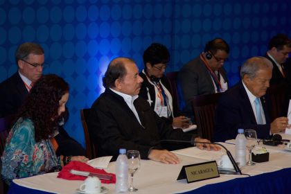 Presidente Daniel participa en reunión del SICA con Obama previo a Cumbre de las Américas