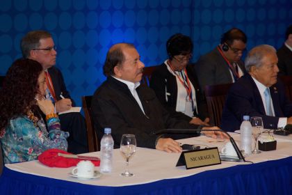 Presidente Daniel participa en reunión del SICA con Obama previo a Cumbre de las Américas