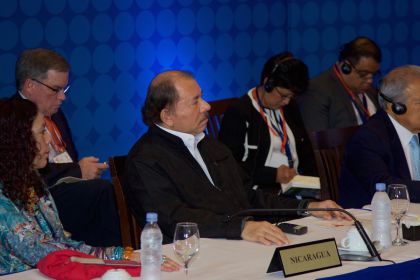 Presidente Daniel participa en reunión del SICA con Obama previo a Cumbre de las Américas