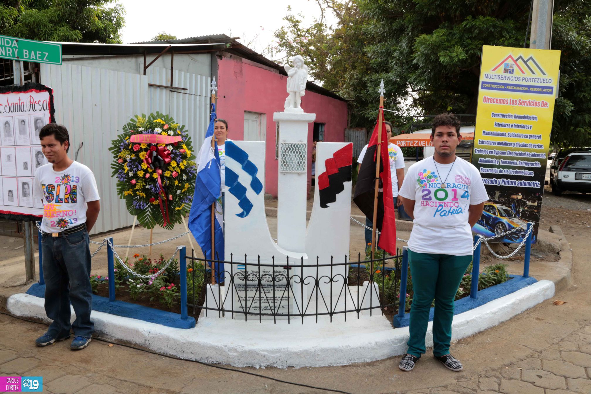 Remozan monumentos a héroes y mártires de los barrios Ducualí y Santa Rosa