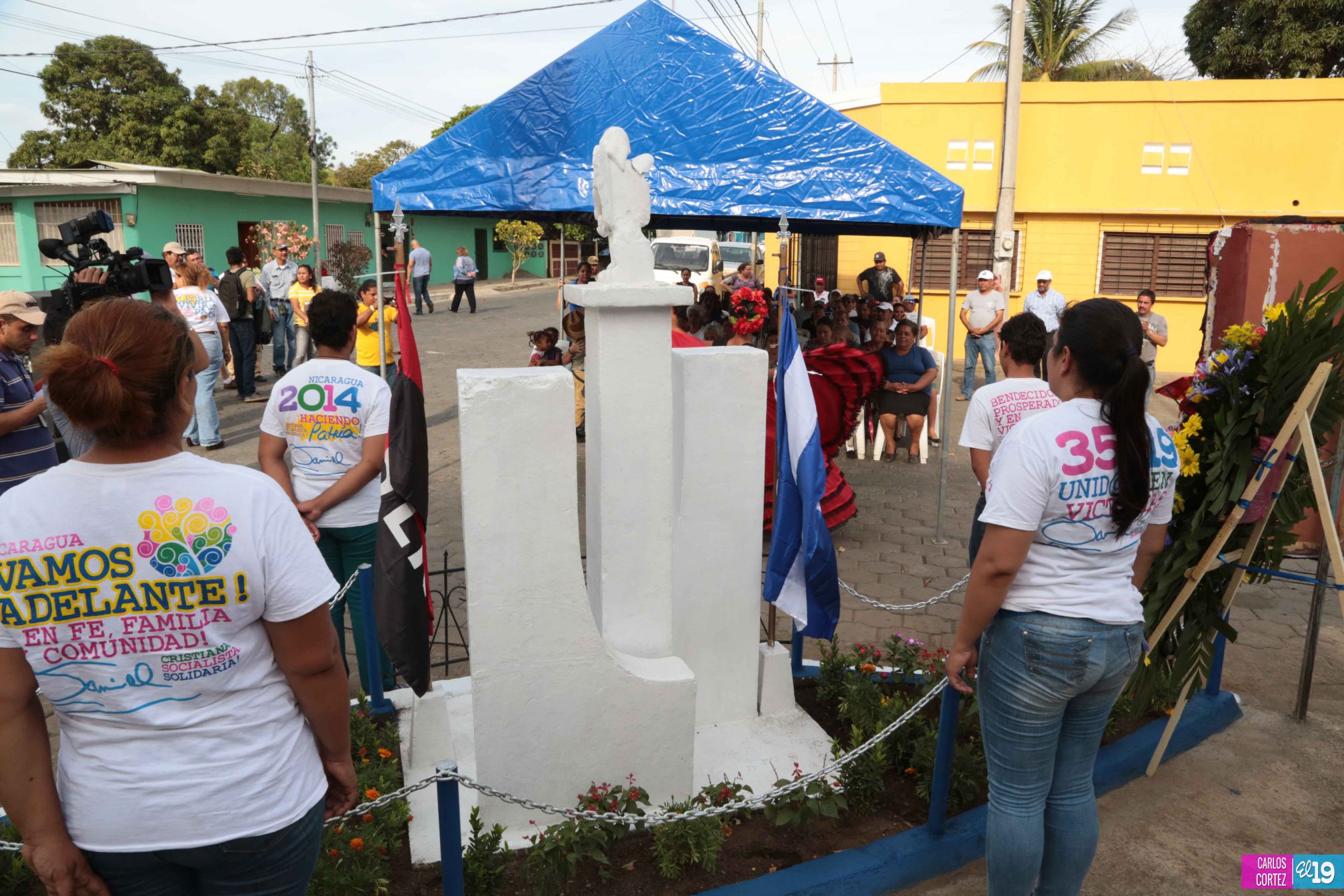 Remozan monumentos a héroes y mártires de los barrios Ducualí y Santa Rosa