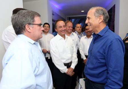 Presidente Daniel inaugura planta láctea del grupo Lala