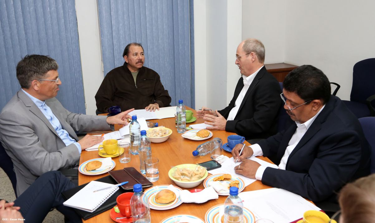 Presidente Daniel sostiene encuentro con Director Regional de la Cooperación Alemana