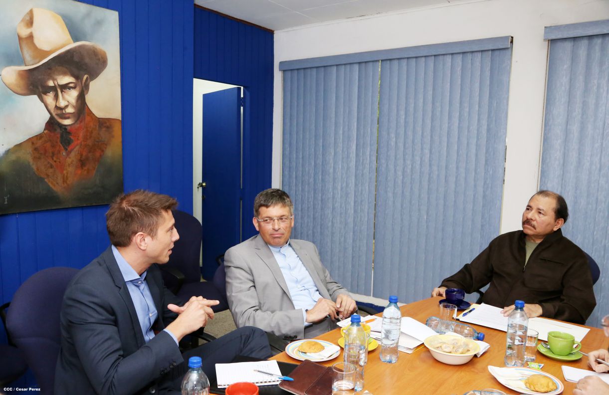 Presidente Daniel sostiene encuentro con Director Regional de la Cooperación Alemana