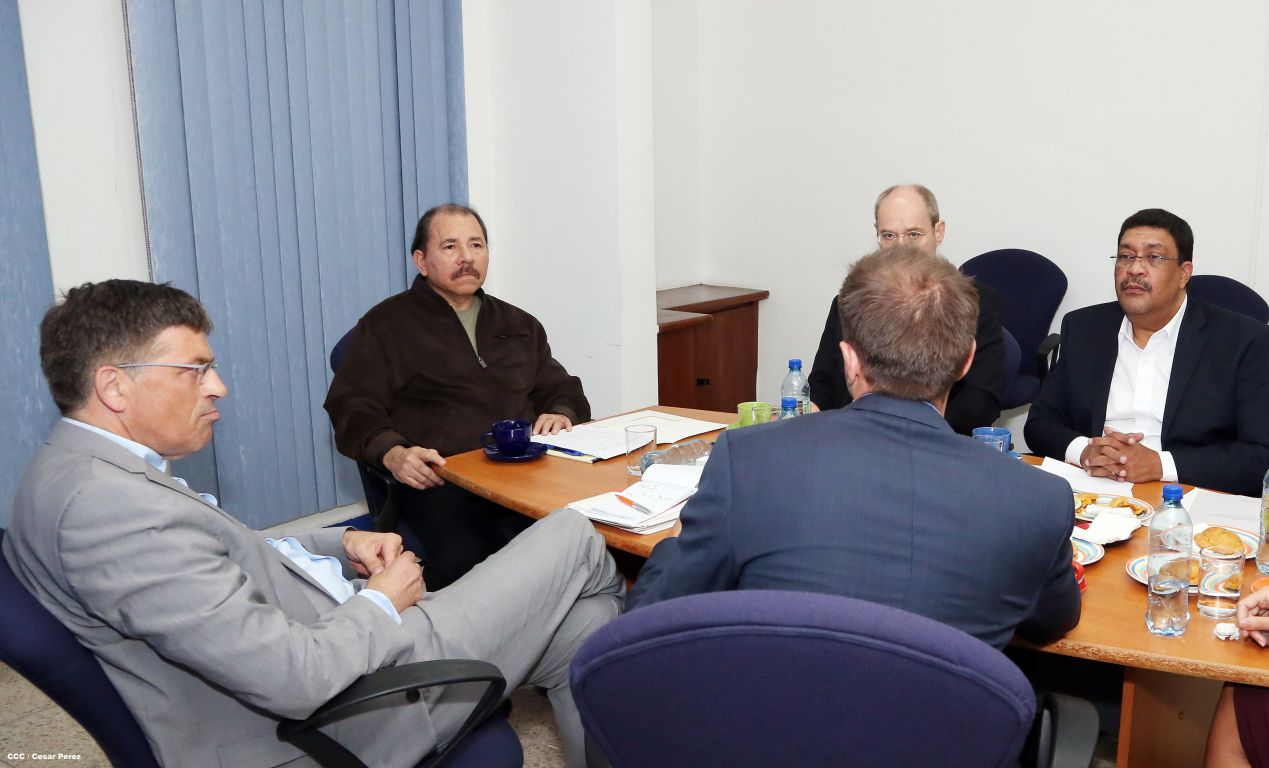 Presidente Daniel sostiene encuentro con Director Regional de la Cooperación Alemana