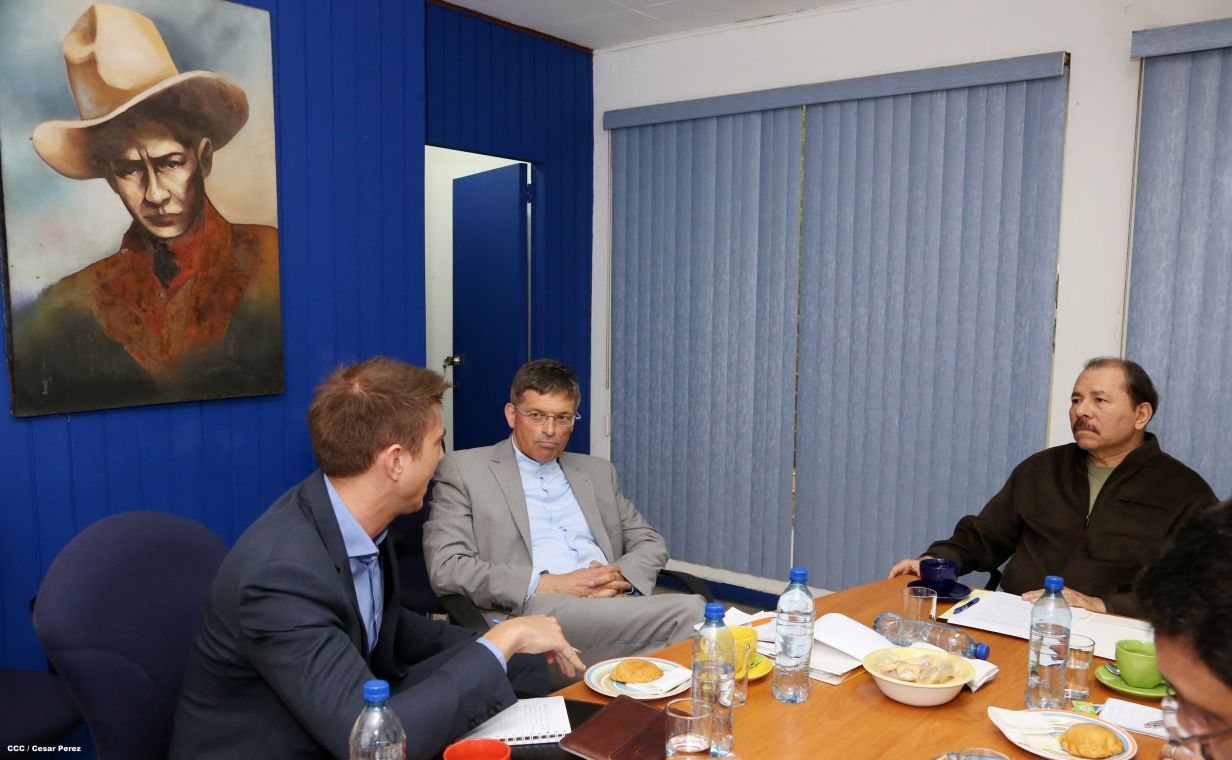 Presidente Daniel sostiene encuentro con Director Regional de la Cooperación Alemana