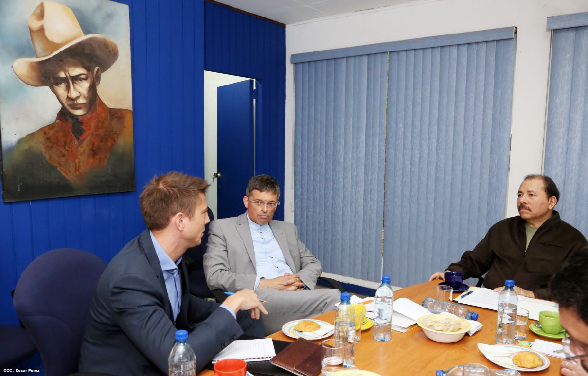 Presidente Daniel sostiene encuentro con Director Regional de la Cooperación Alemana