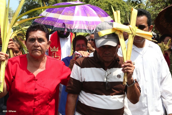 Procesión de la Burrita en Managua (Semana Santa 2013)