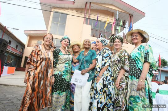 Inauguración del palacio de la cultura en Bluefields