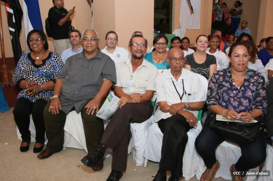 Inauguración del palacio de la cultura en Bluefields