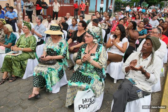 Inauguración del palacio de la cultura en Bluefields