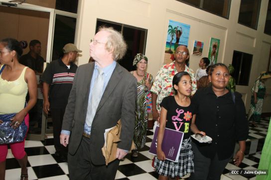 Inauguración del palacio de la cultura en Bluefields