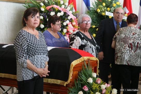 Nicaragua le rinde homenaje a la compañera María Elena Guerra