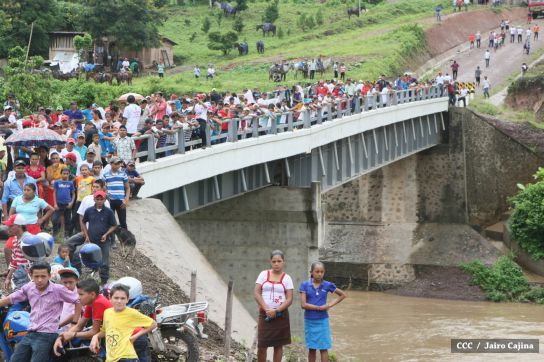San José de Bocay celebra obras históricas de progreso impulsadas por el Gobierno Sandinista