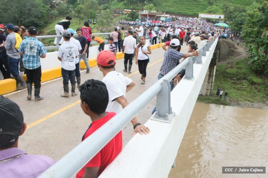 San José de Bocay celebra obras históricas de progreso impulsadas por el Gobierno Sandinista