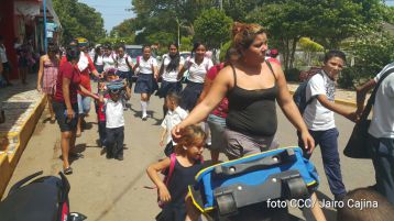 Pueblo de Masachapa participa en simulacro de terremoto